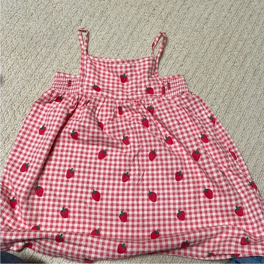 Zara girls strawberry dress